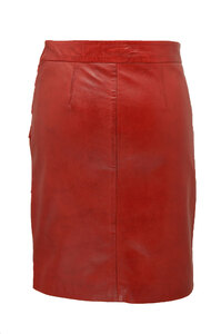 Vêtement en cuir Robes & jupes cuir rouge