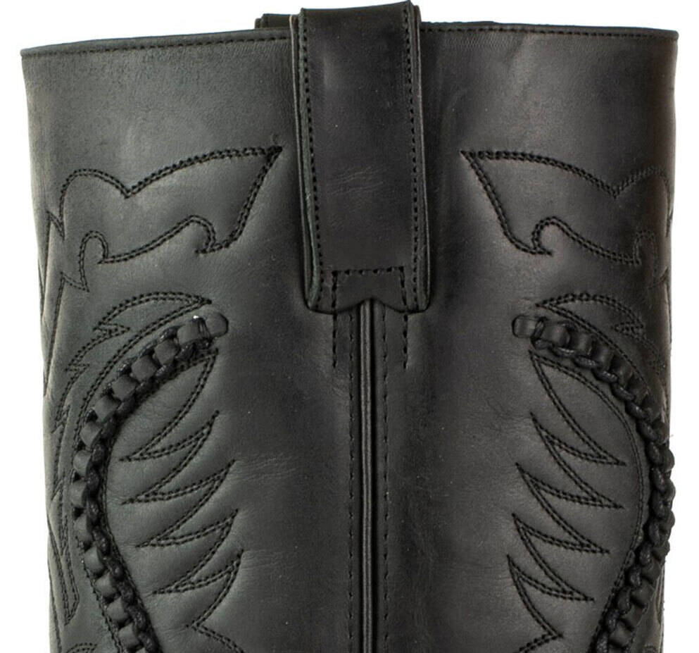 Vêtement en cuir Santiags & chaussures noir