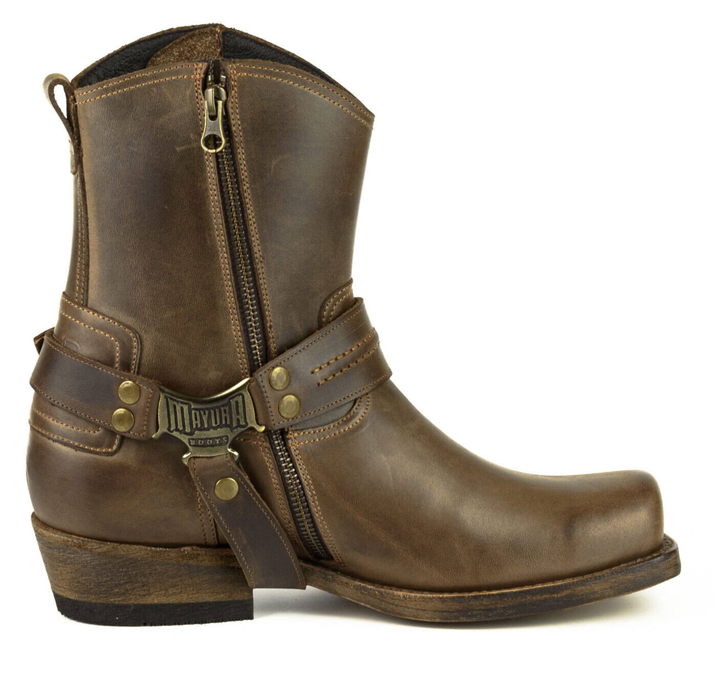 Vêtement en cuir Santiags homme marron