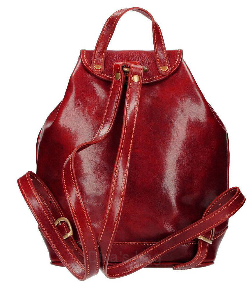 Vêtement en cuir Maroquinerie femme rouge