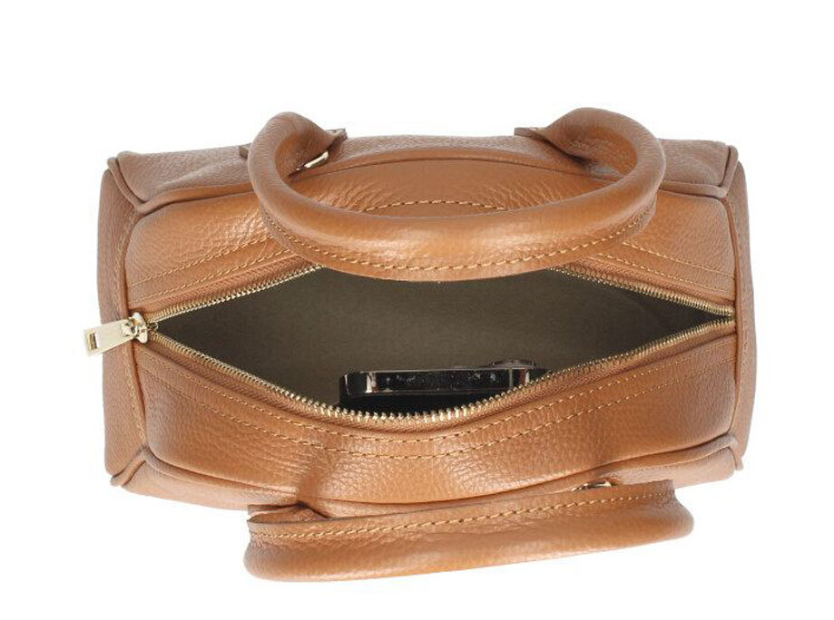 Vêtement en cuir Maroquinerie femme cognac