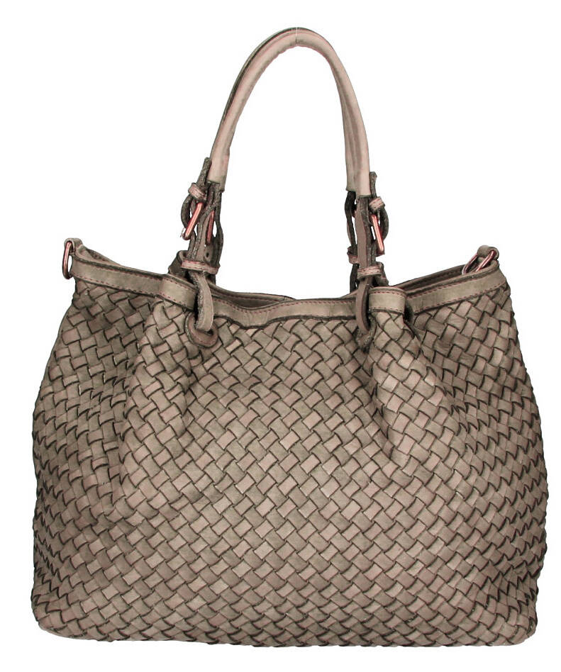 Vêtement en cuir Maroquinerie femme taupe