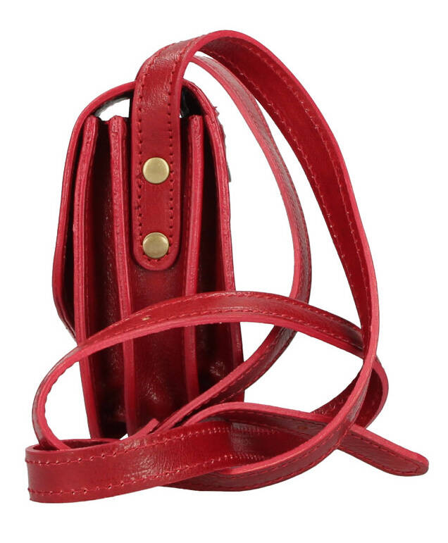 Vêtement en cuir Maroquinerie femme rouge