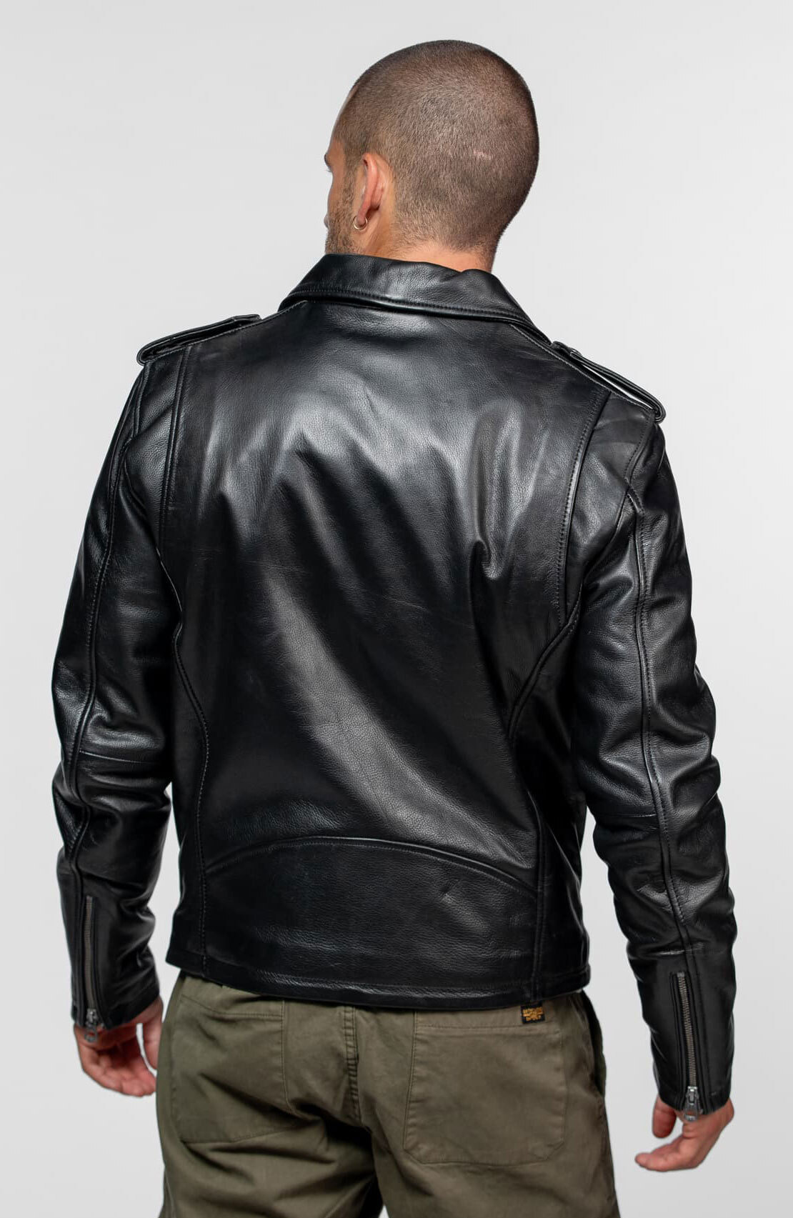 Vêtement en cuir Blousons cuir noir