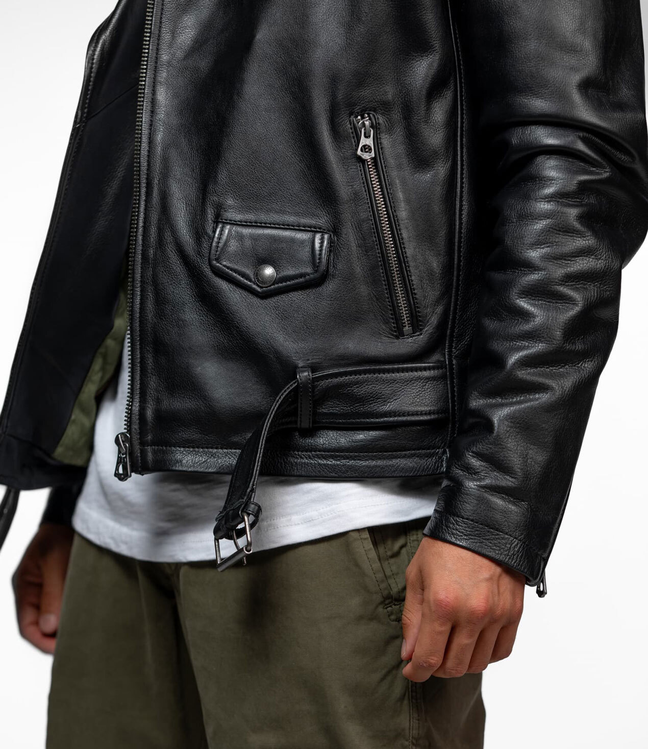 Vêtement en cuir Blousons cuir noir