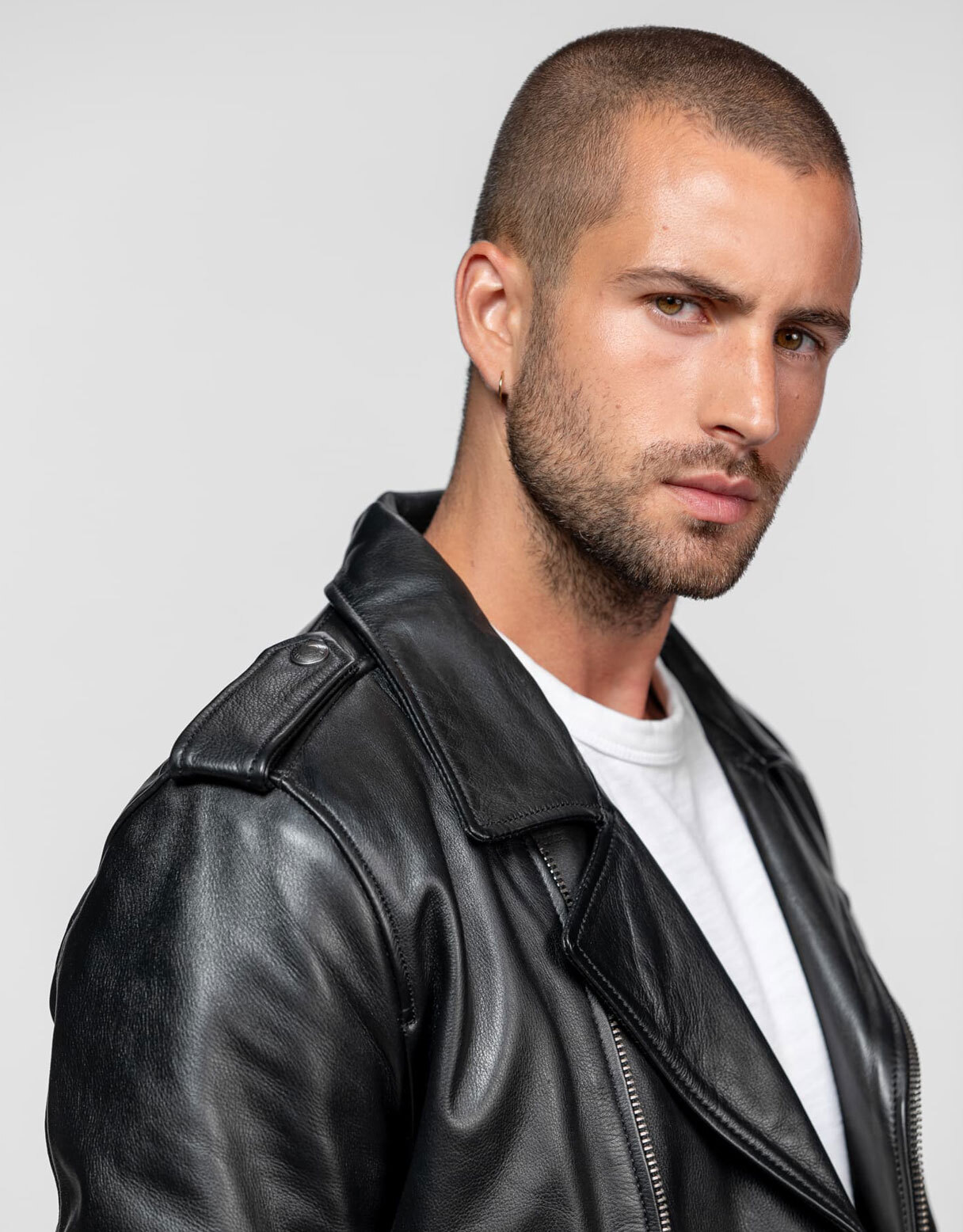 Vêtement en cuir Blousons cuir noir