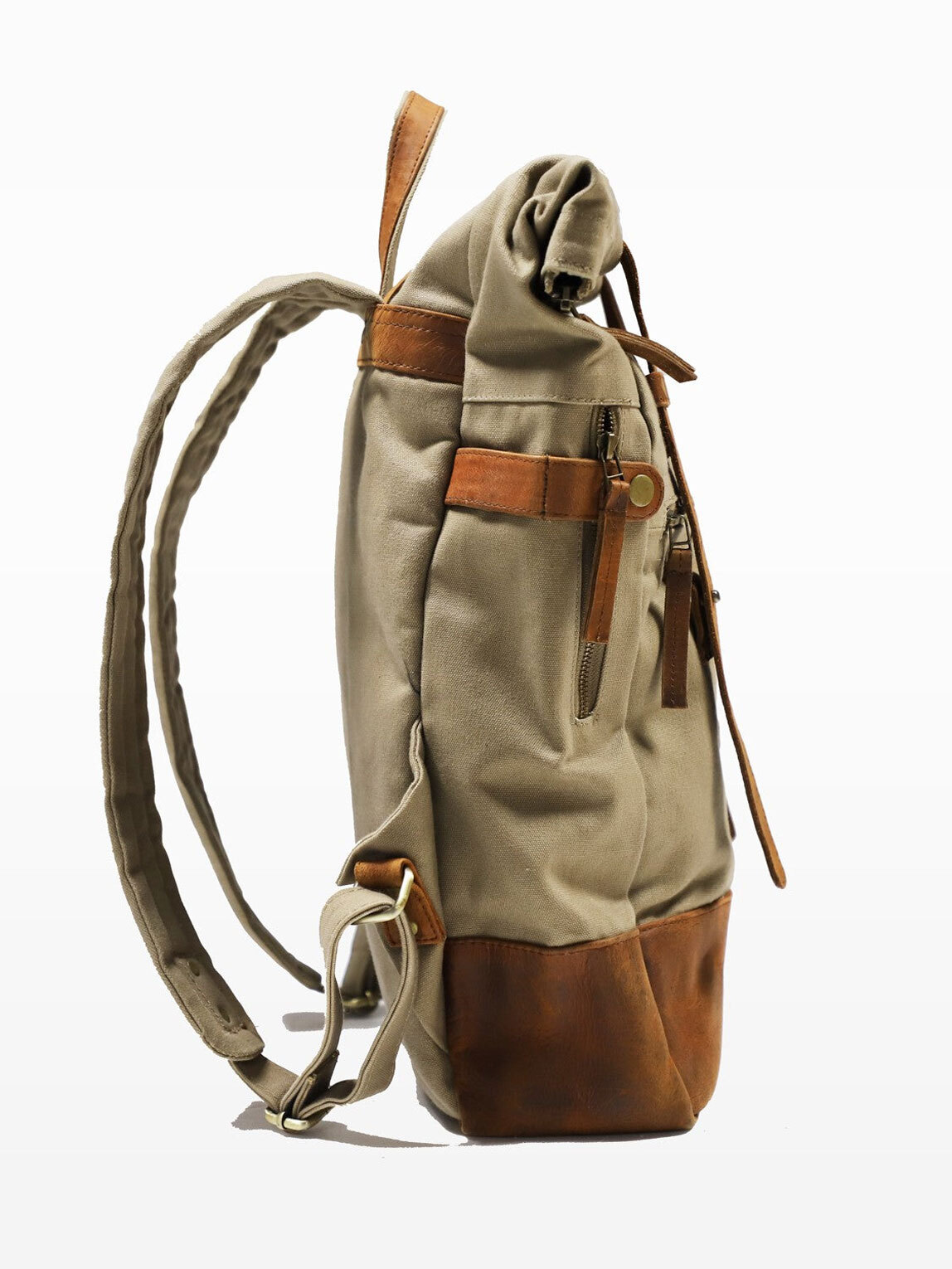 Vêtement en cuir Boutique cuir beige, cognac