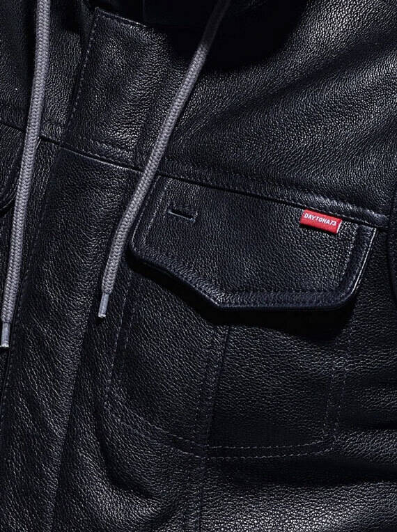 Vêtement en cuir Gilets Cuir  noir