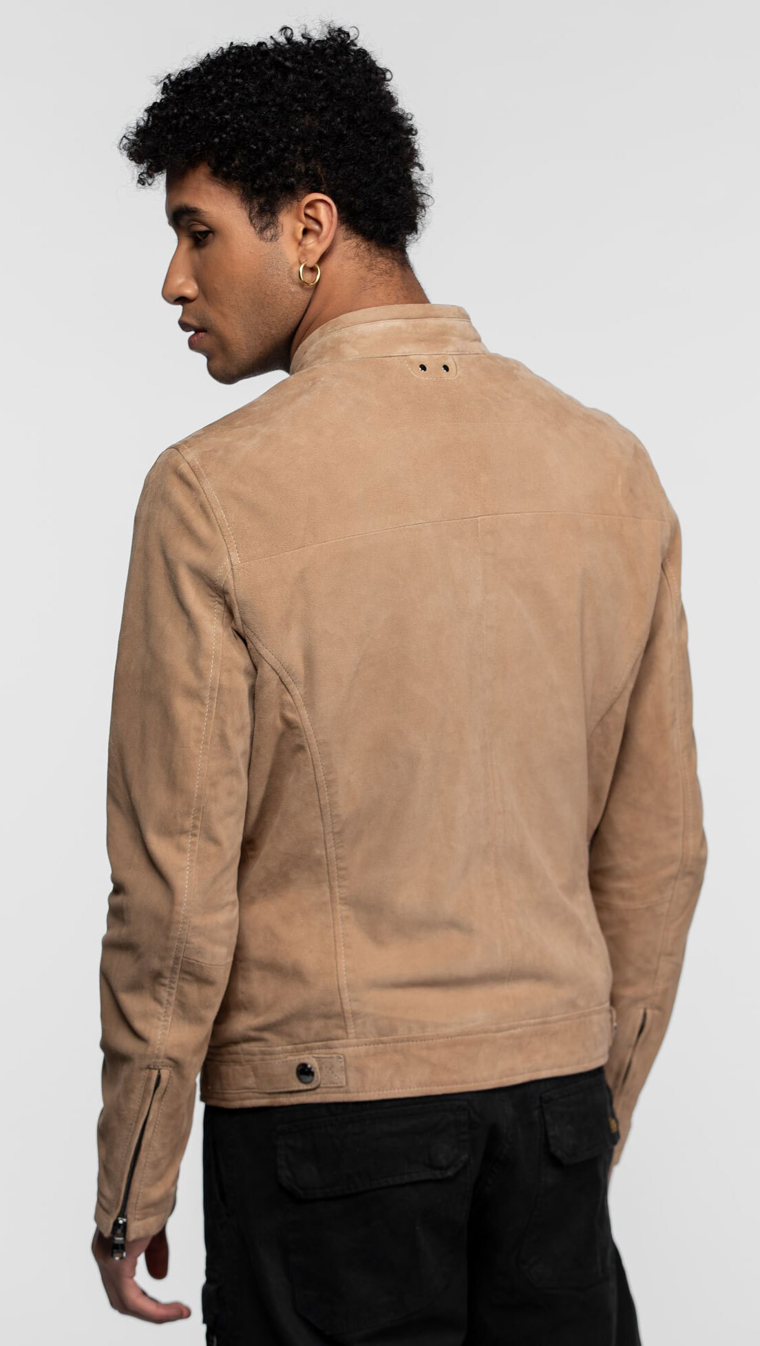 Vêtement en cuir Blousons cuir beige