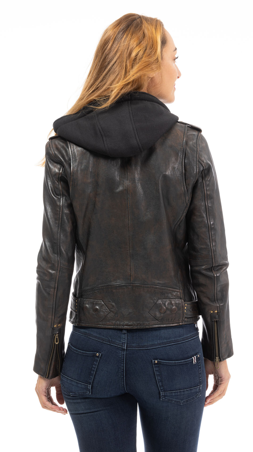 Vêtement en cuir Blousons cuir noir