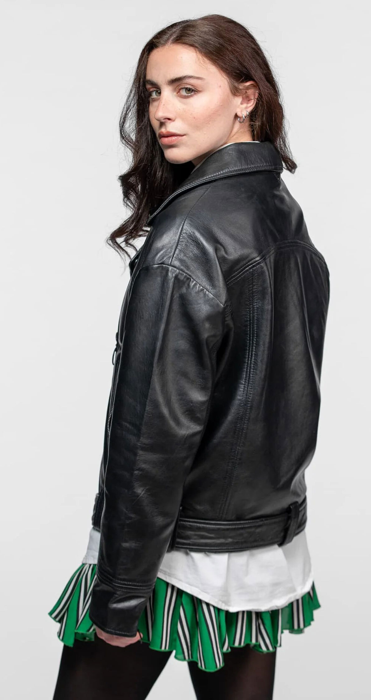 Vêtement en cuir Blousons cuir noir