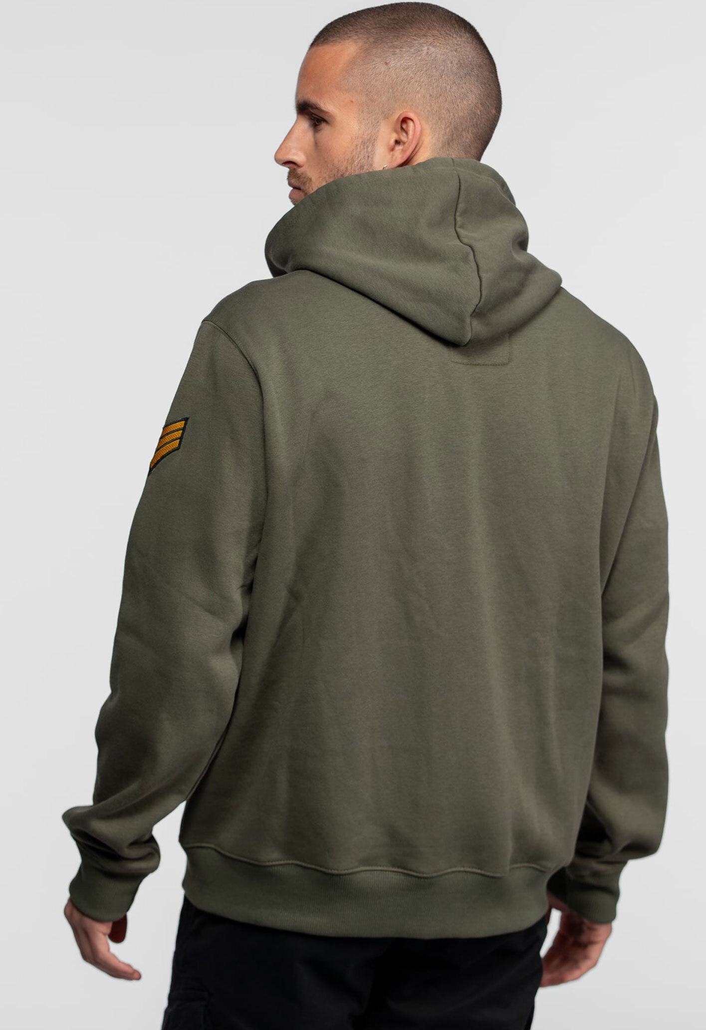 Vêtement en cuir Veste, parka & doudoune textile kaki