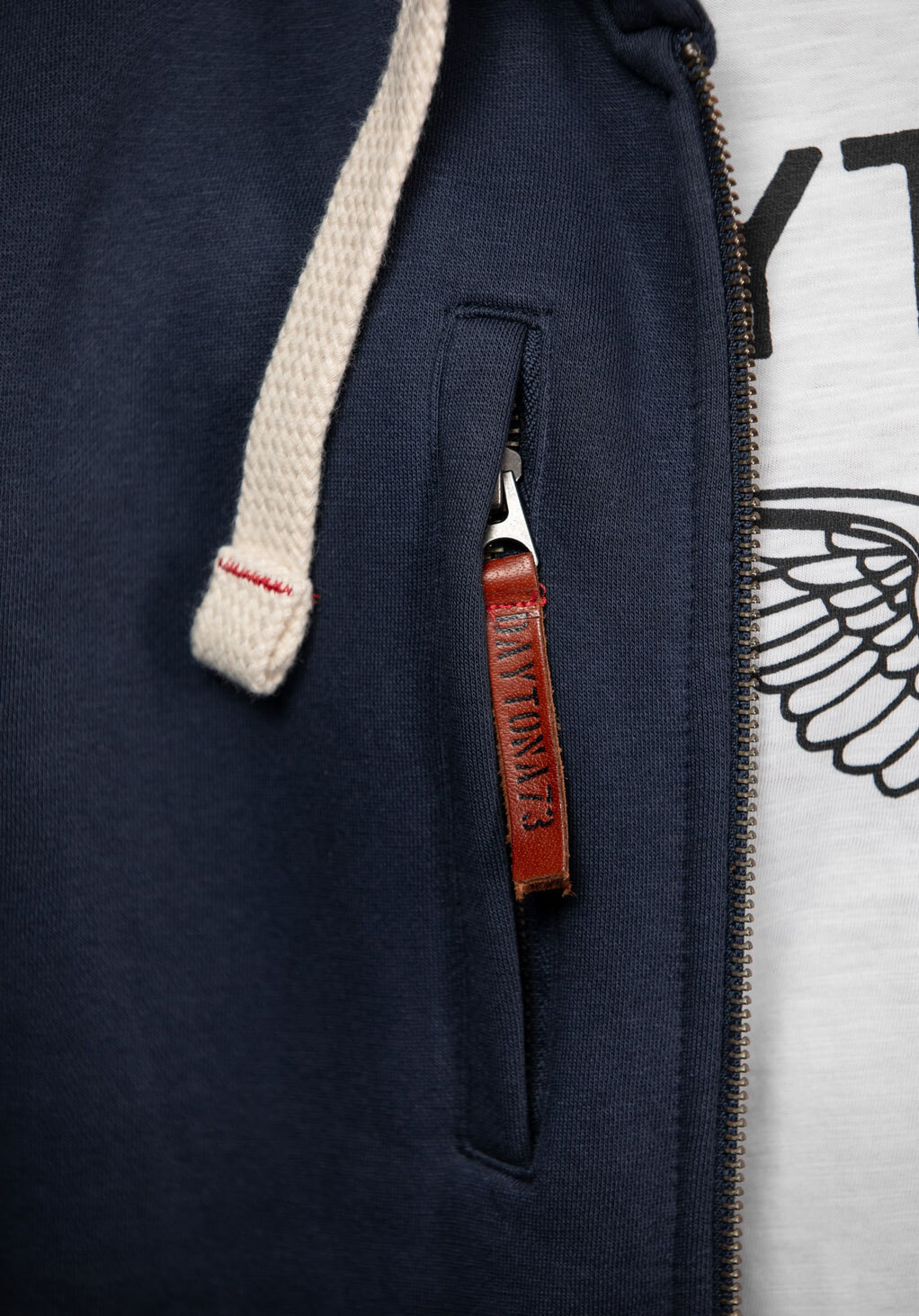 Vêtement en cuir Veste, parka & doudoune textile bleu