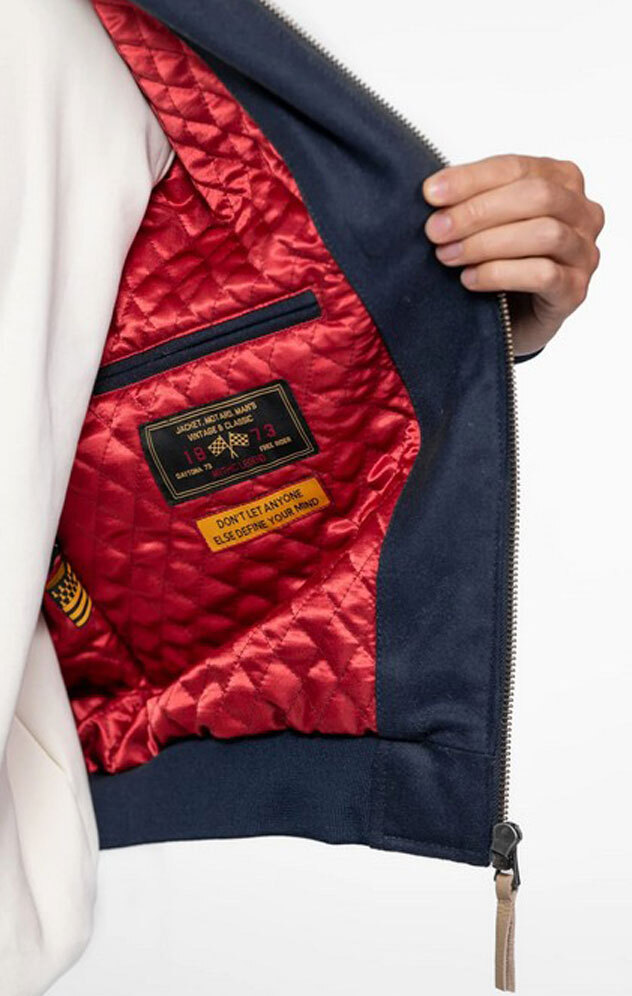 Vêtement en cuir Blousons cuir beige, bleu