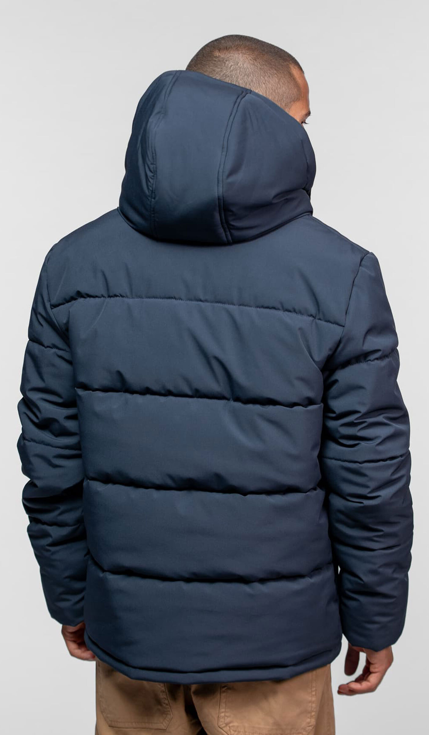 Vêtement en cuir Veste, parka & doudoune textile bleu