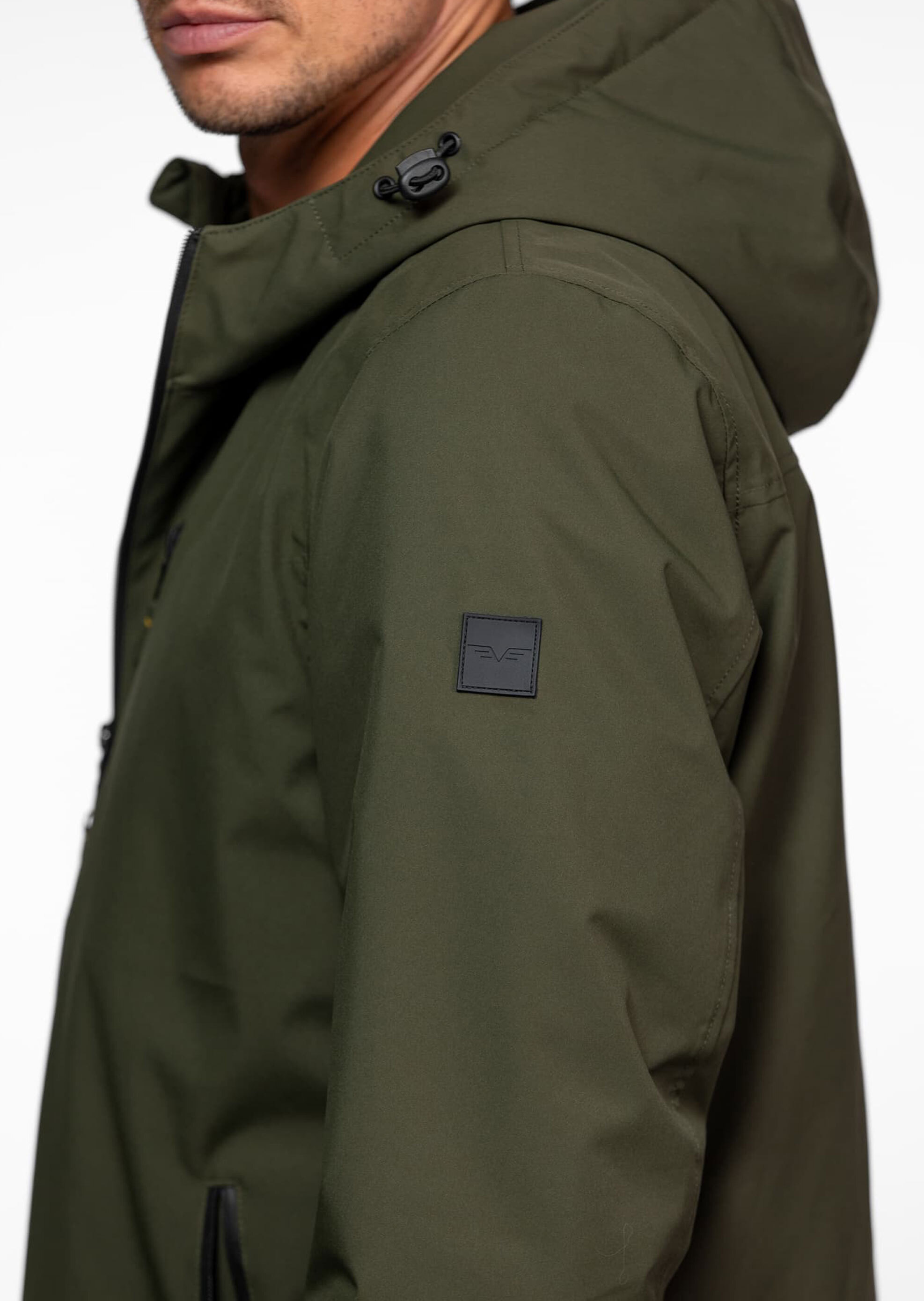 Vêtement en cuir Veste, parka & doudoune textile vert