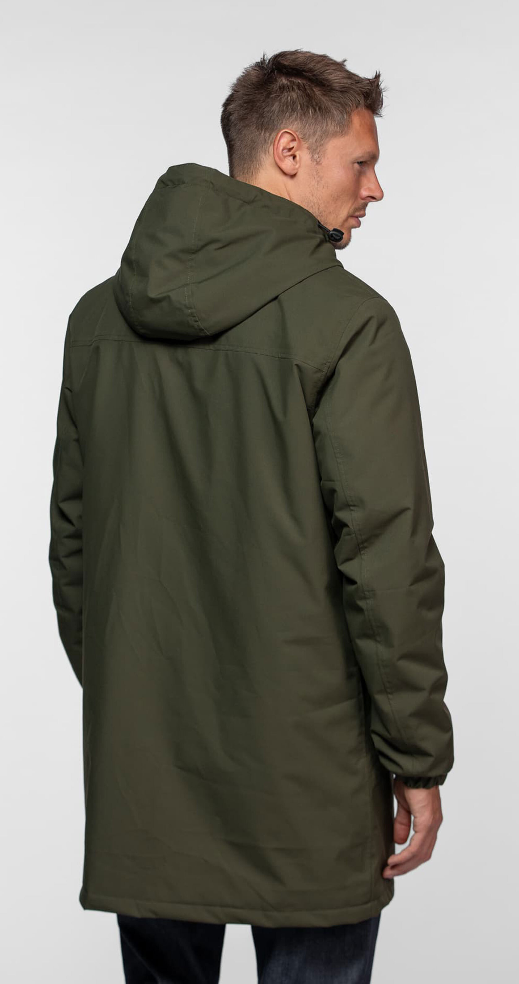 Vêtement en cuir Veste, parka & doudoune textile vert