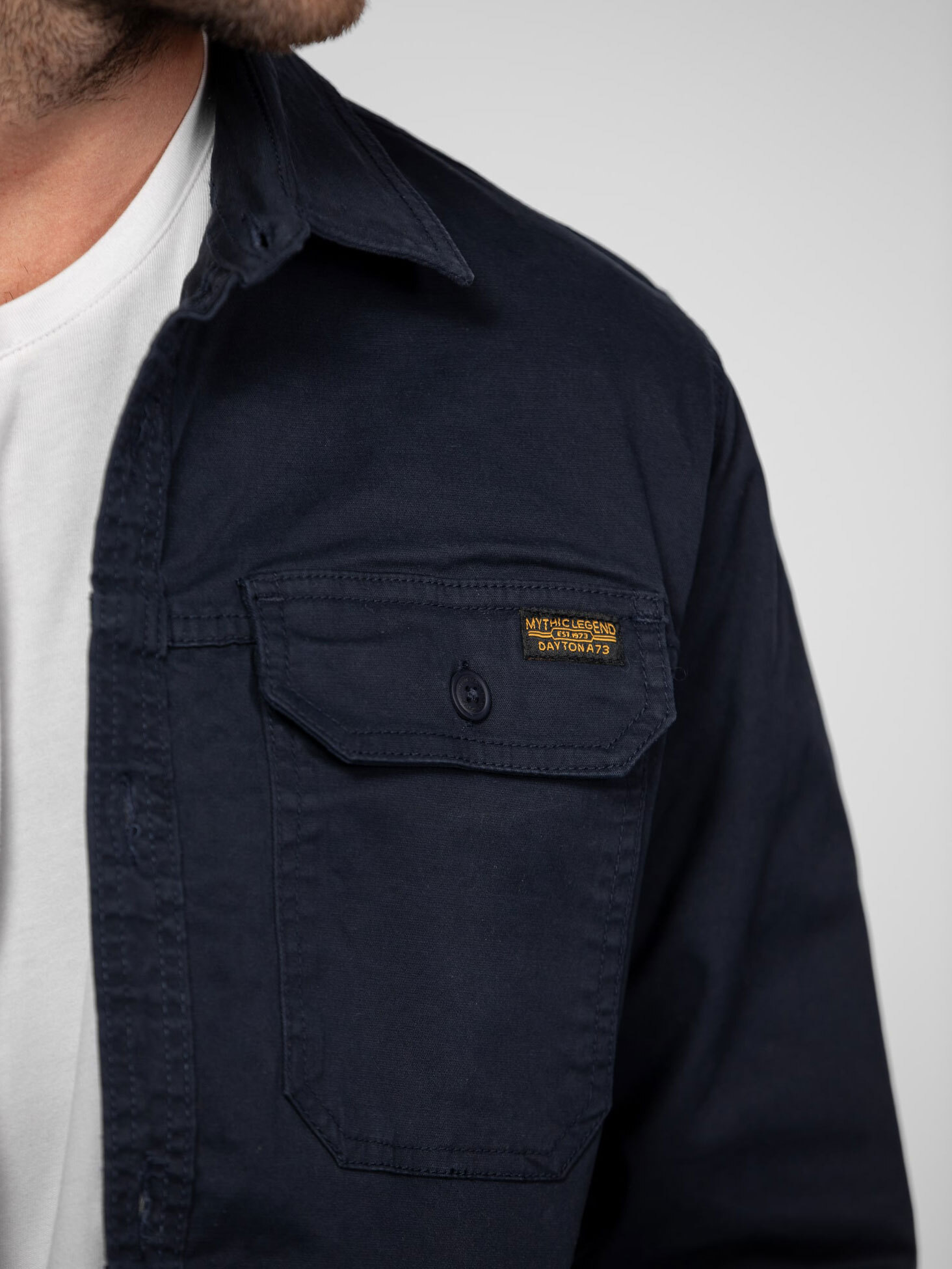 Vêtement en cuir Veste, parka & doudoune textile bleu