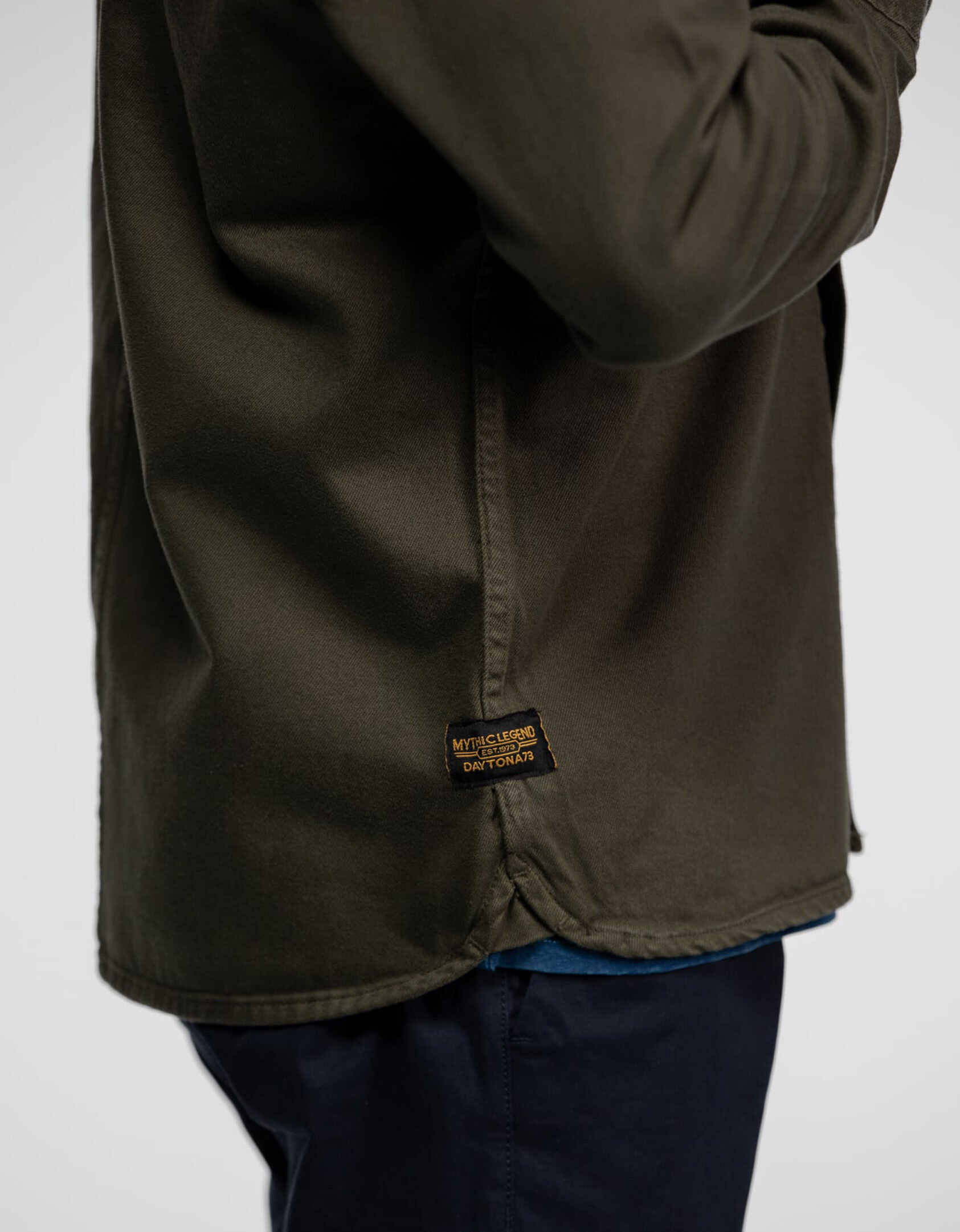 Vêtement en cuir Veste, parka & doudoune textile kaki