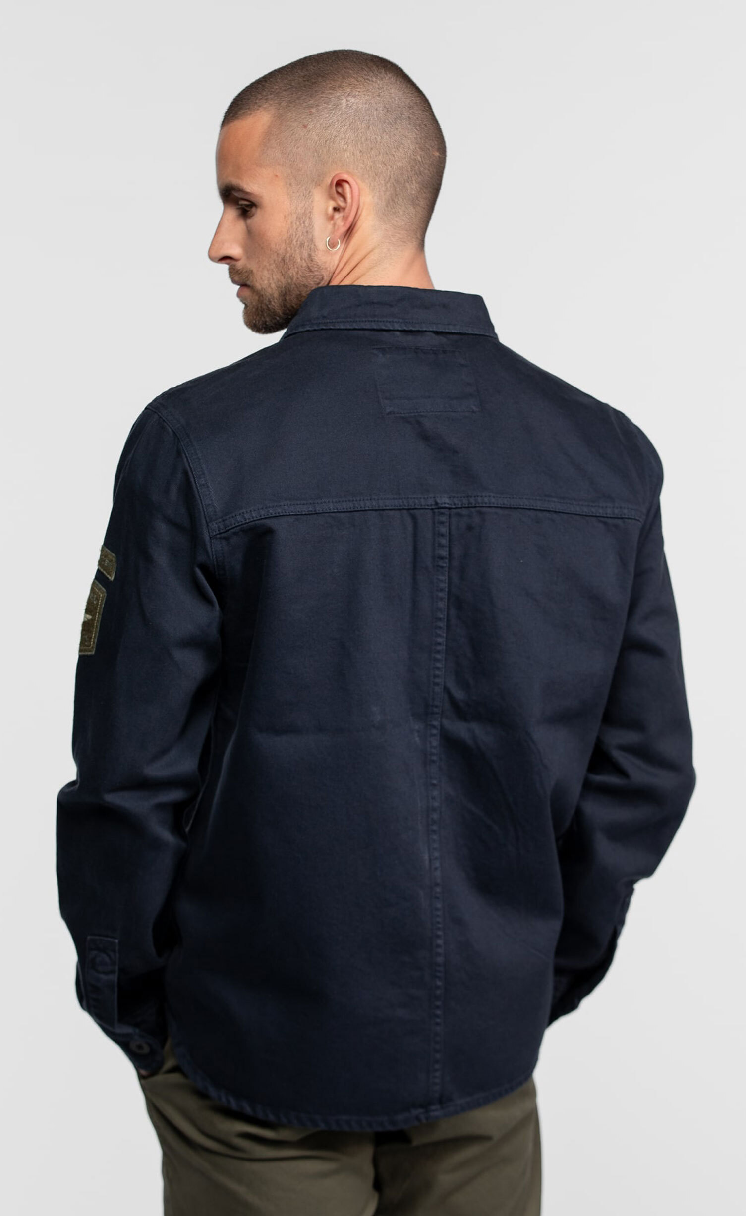 Vêtement en cuir Veste, parka & doudoune textile bleu