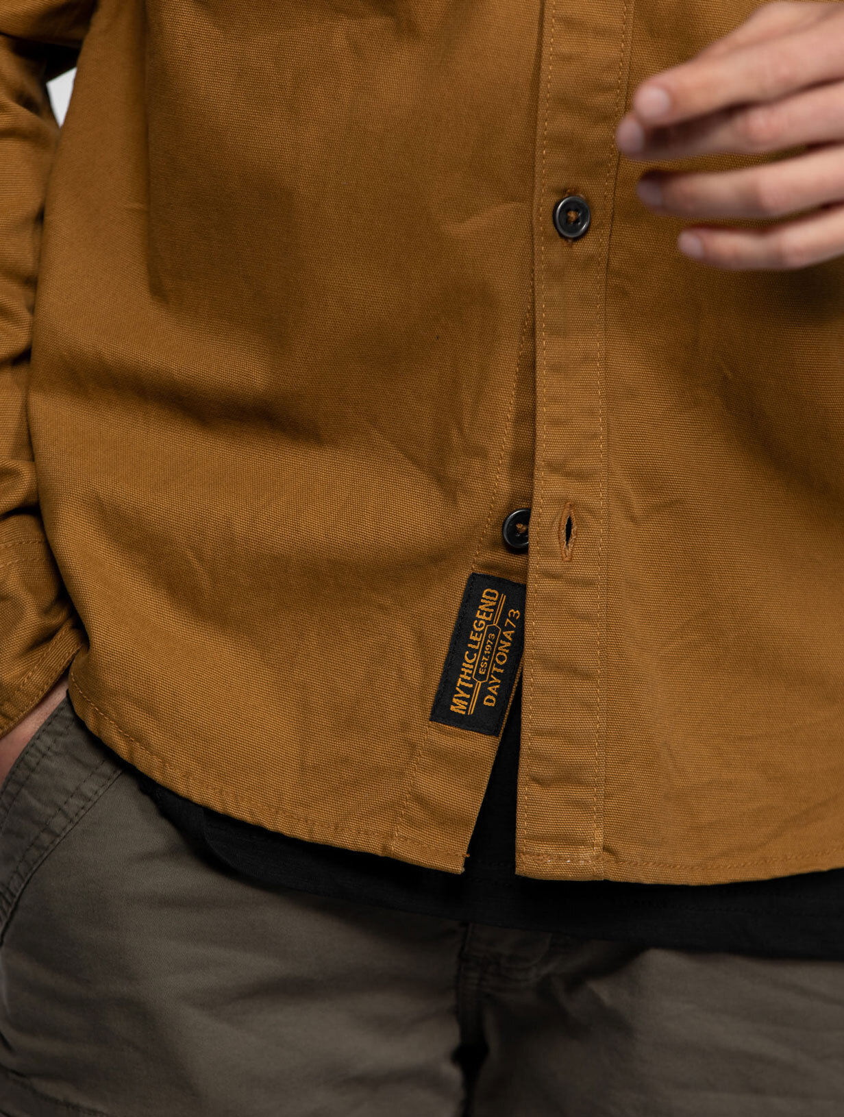 Vêtement en cuir Veste, parka & doudoune textile beige