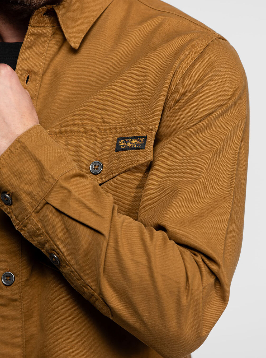 Vêtement en cuir Veste, parka & doudoune textile beige