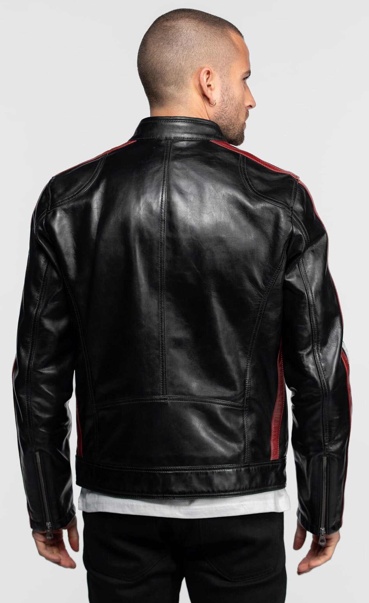 Vêtement en cuir Blousons cuir noir