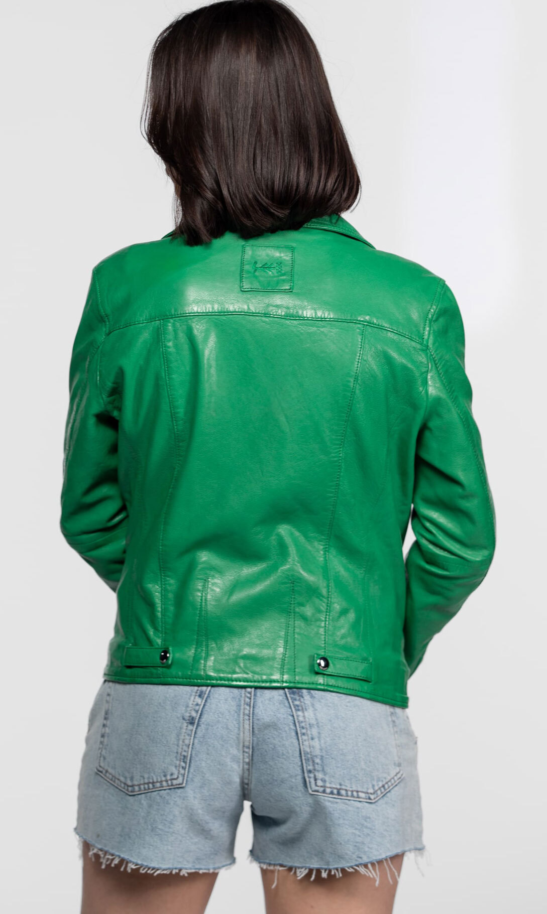 Vêtement en cuir Blousons cuir vert