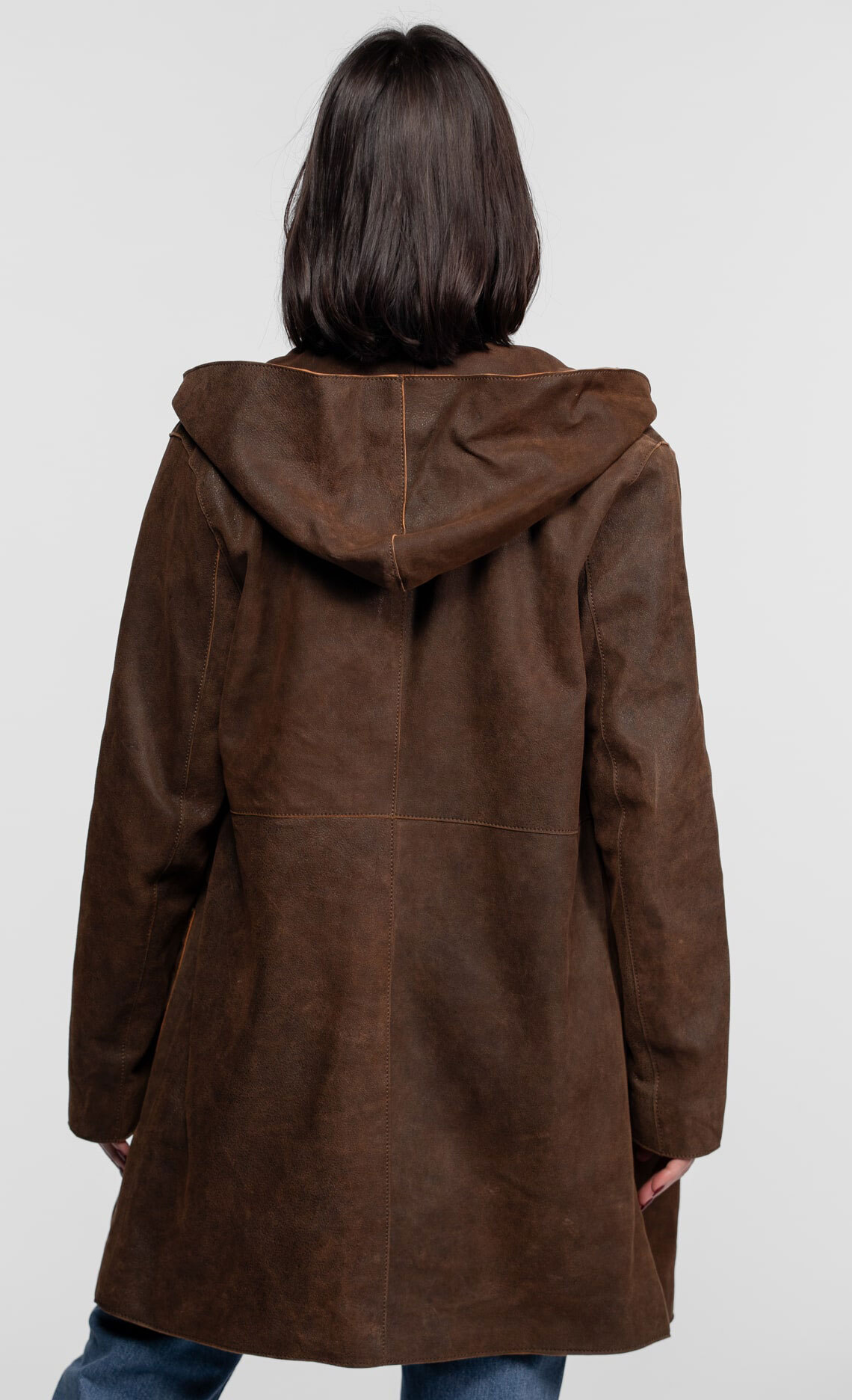 Vêtement en cuir Manteaux cuir cognac