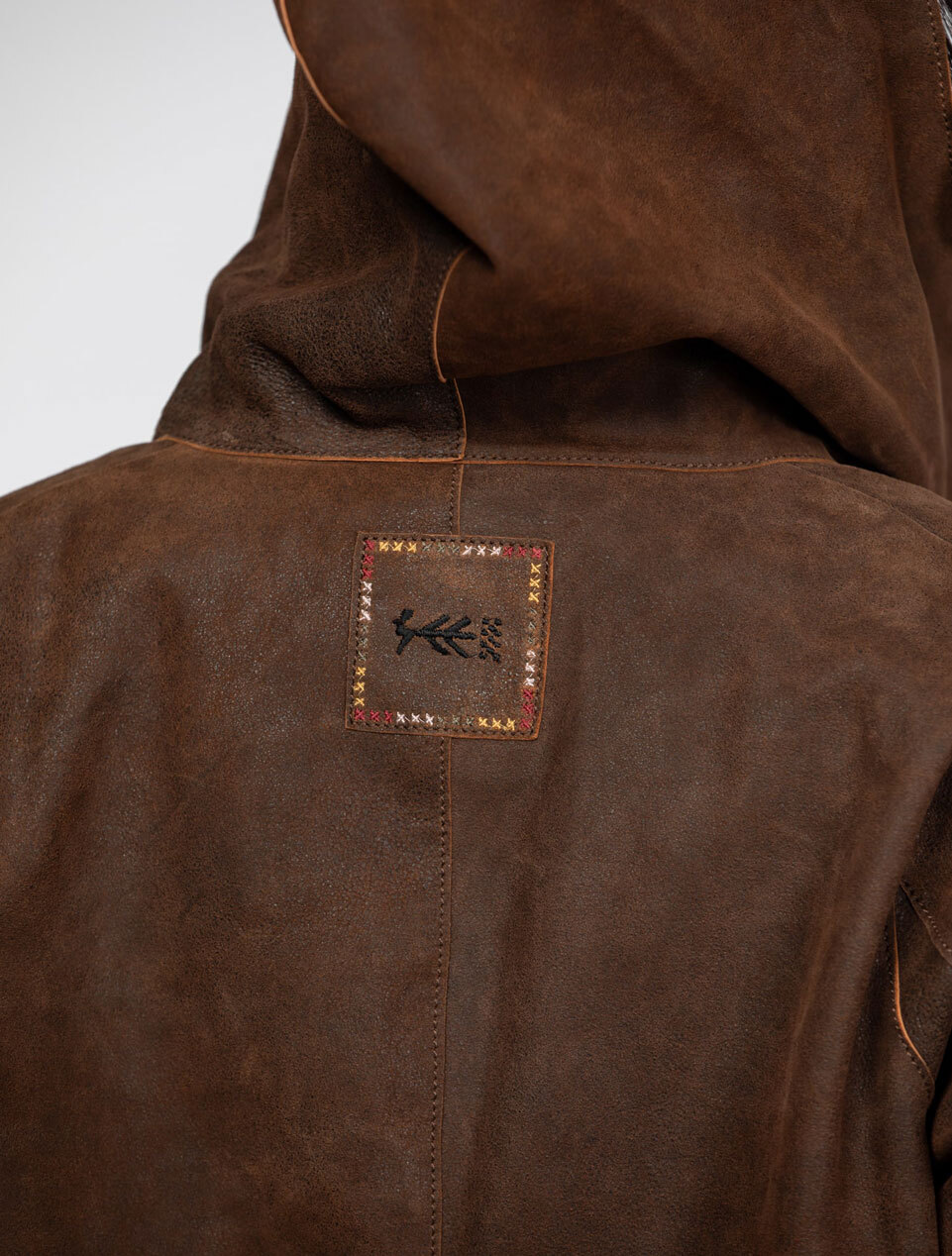 Vêtement en cuir Manteaux cuir cognac