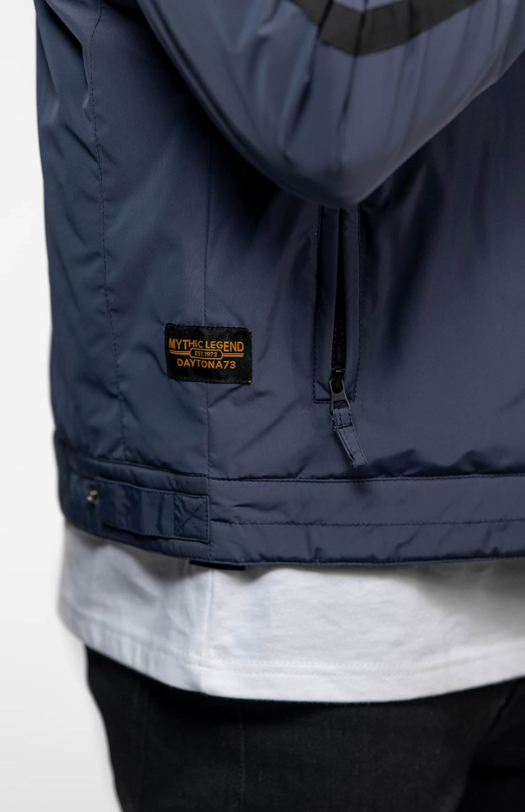 Vêtement en cuir Blousons textile bleu