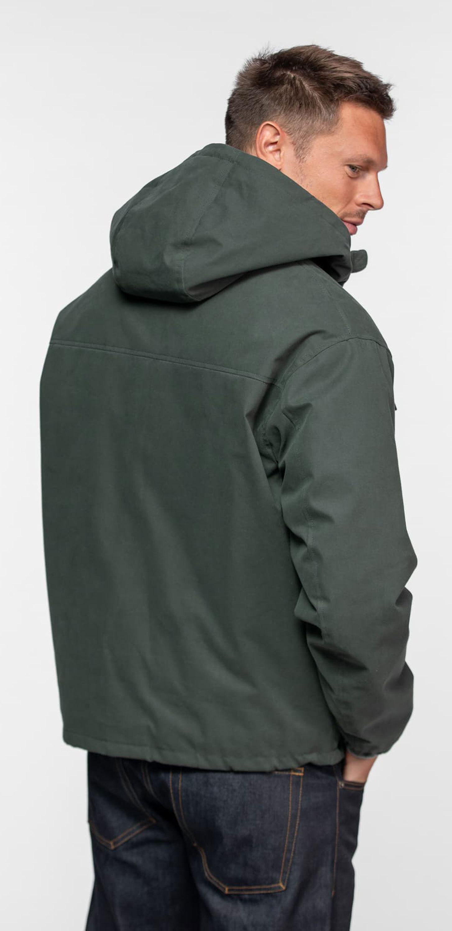 Vêtement en cuir Blousons textile kaki