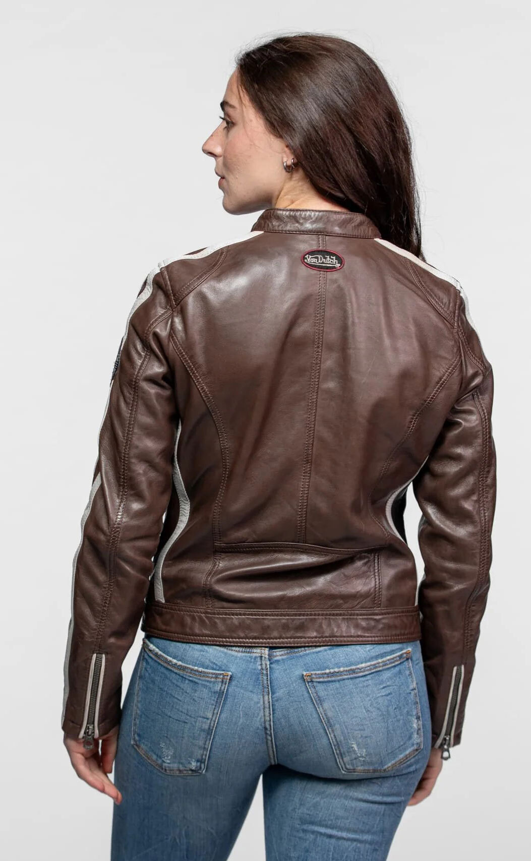 Vêtement en cuir Blousons cuir marron