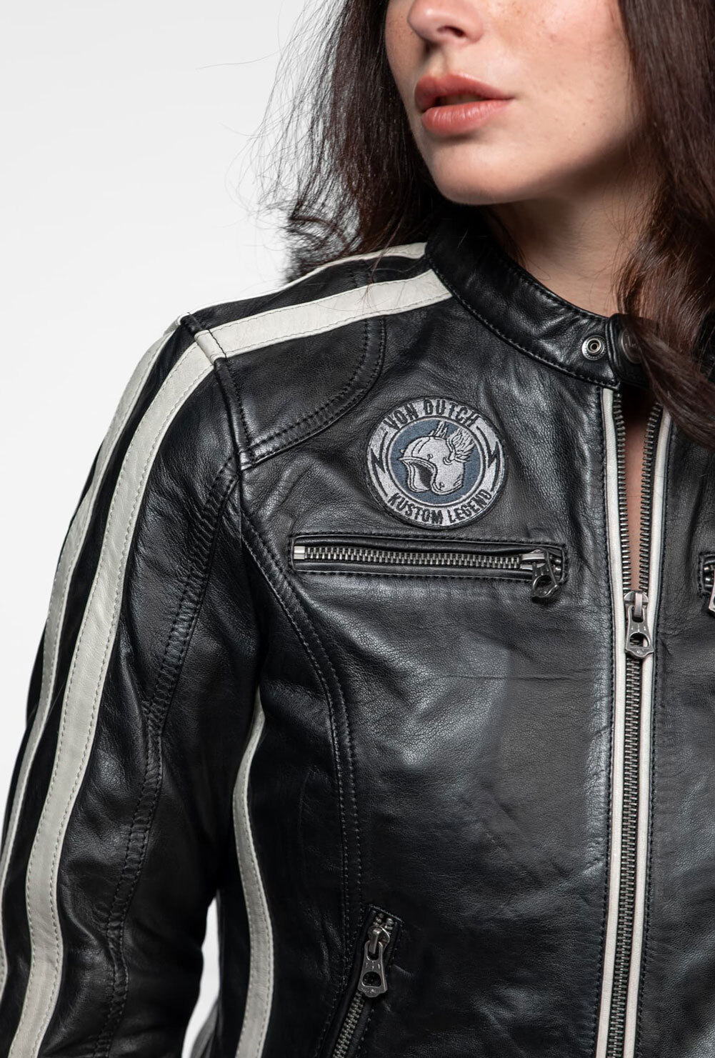 Vêtement en cuir Blousons cuir noir