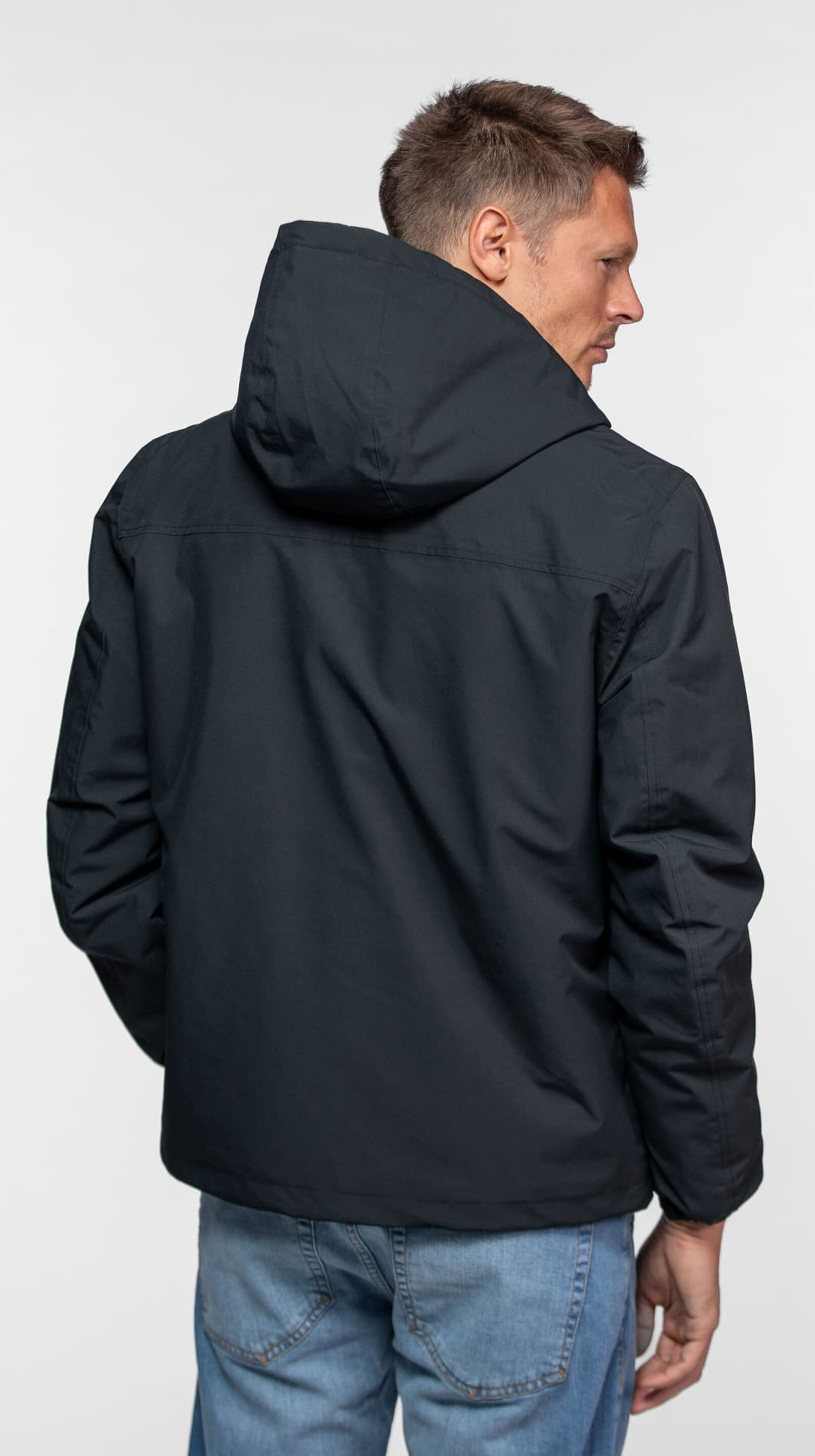 Vêtement en cuir Blousons textile noir