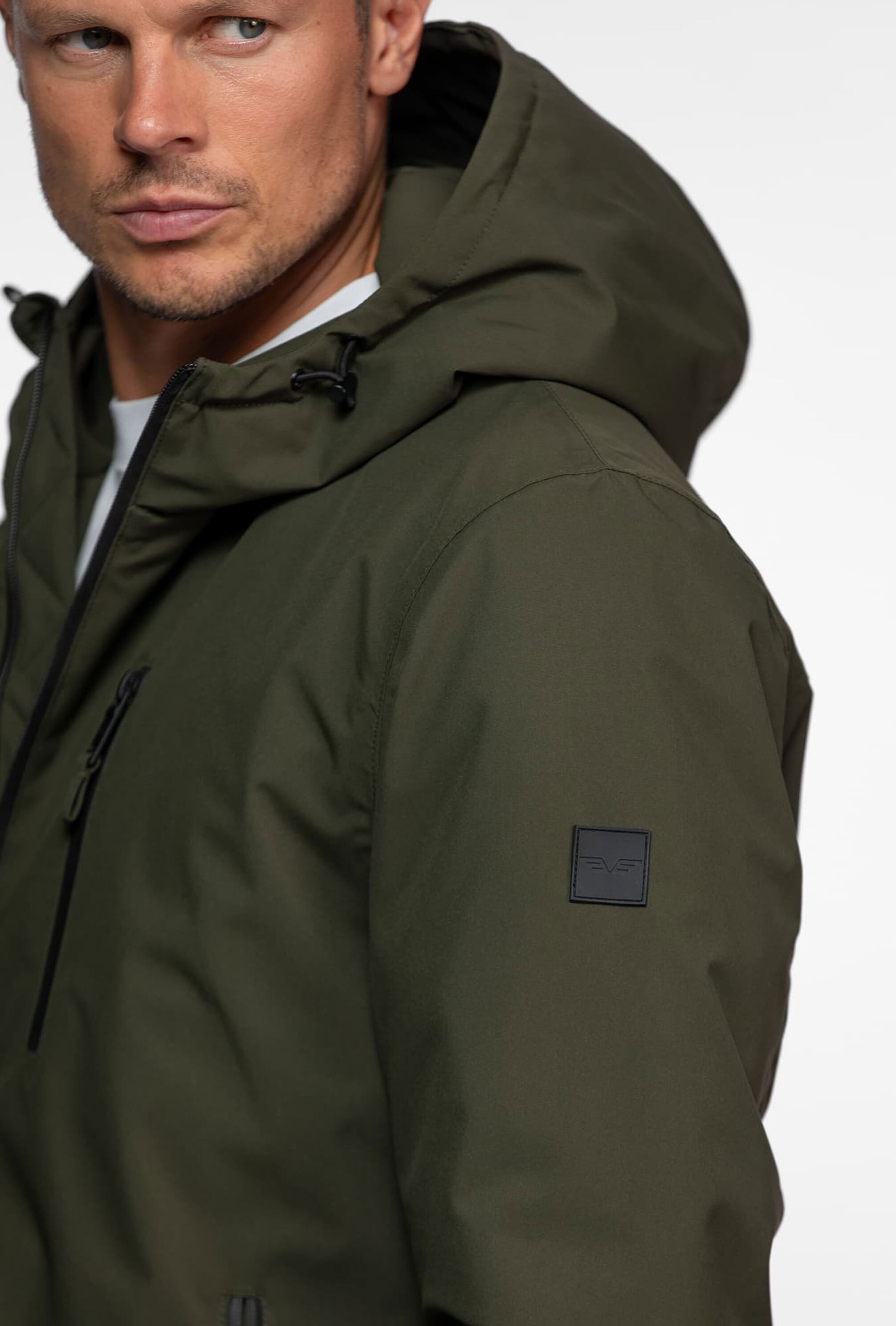 Vêtement en cuir Blousons textile vert