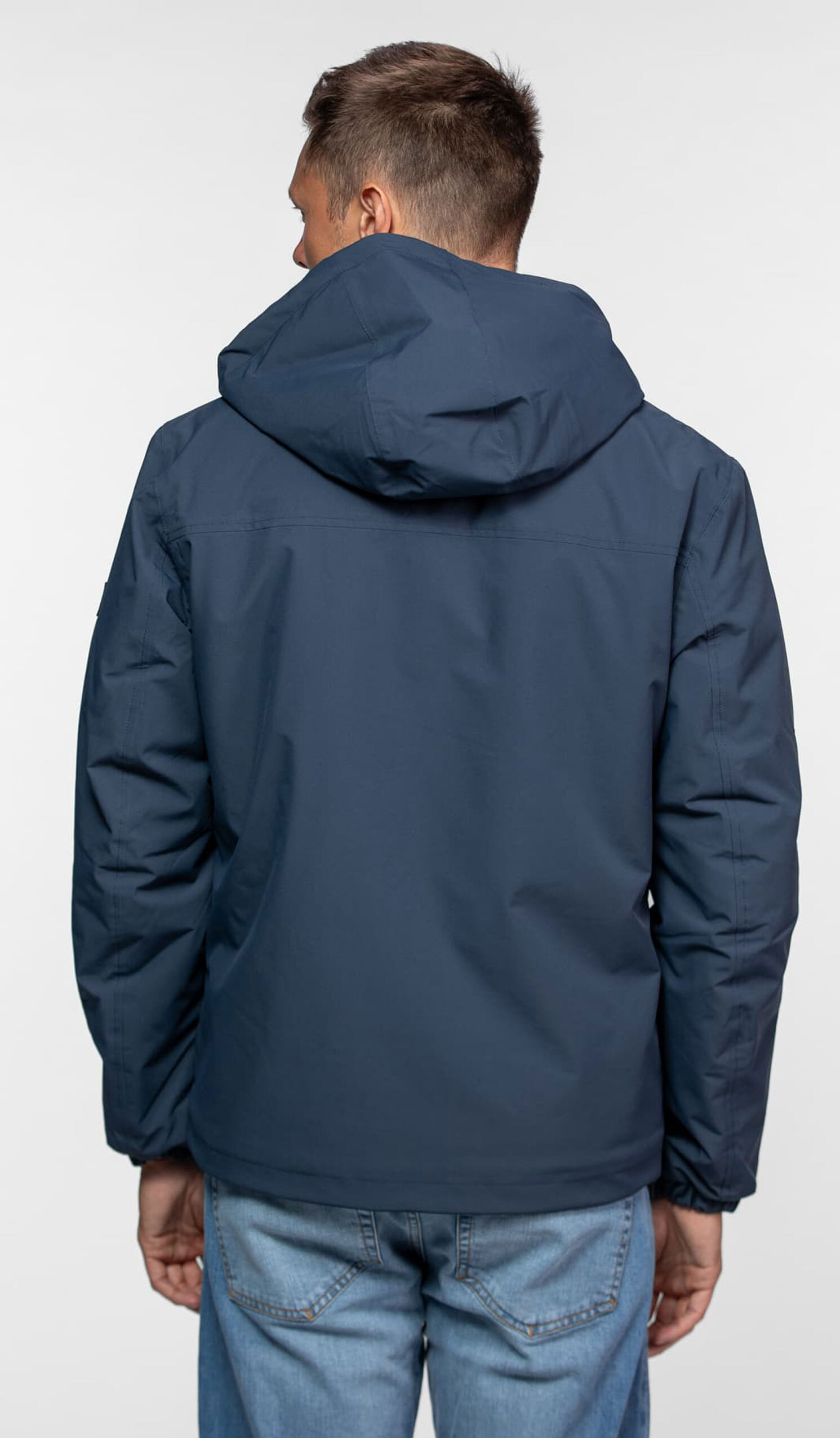 Vêtement en cuir Blousons textile bleu