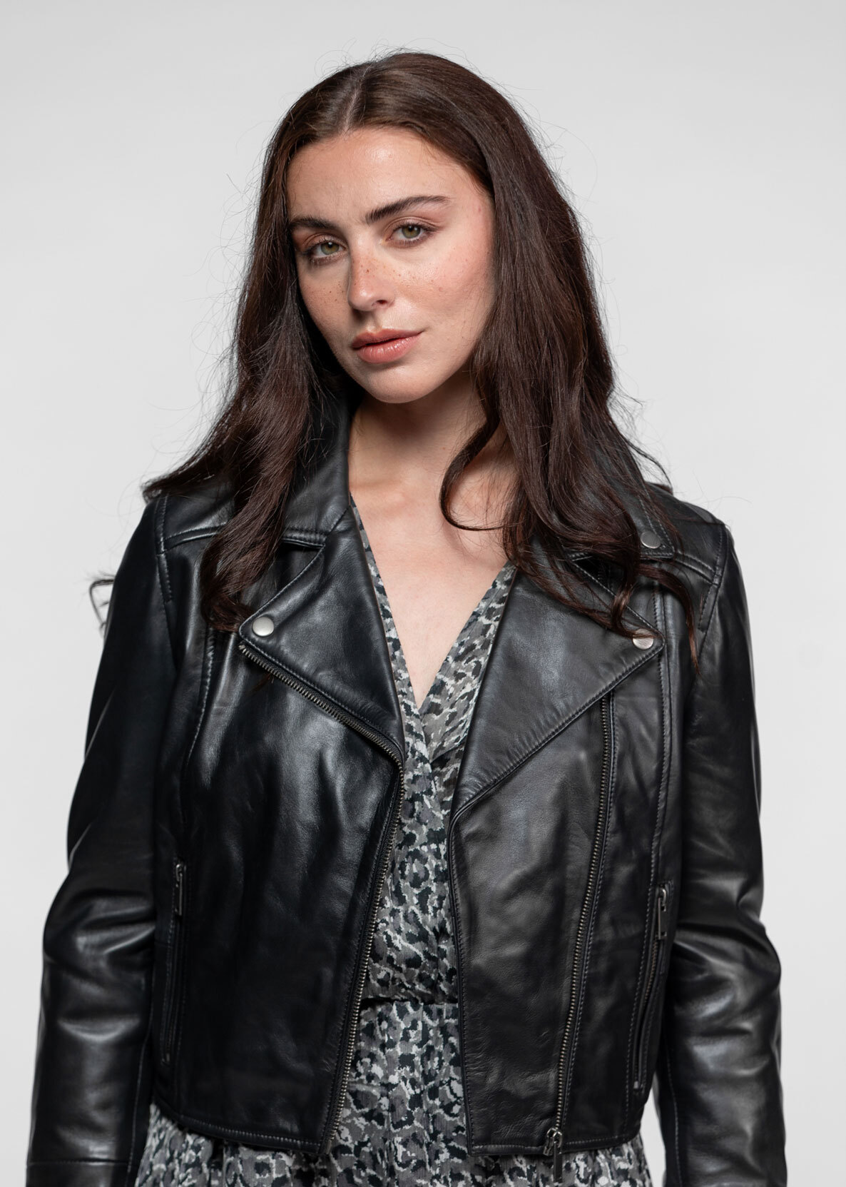 Vêtement en cuir Blousons cuir noir