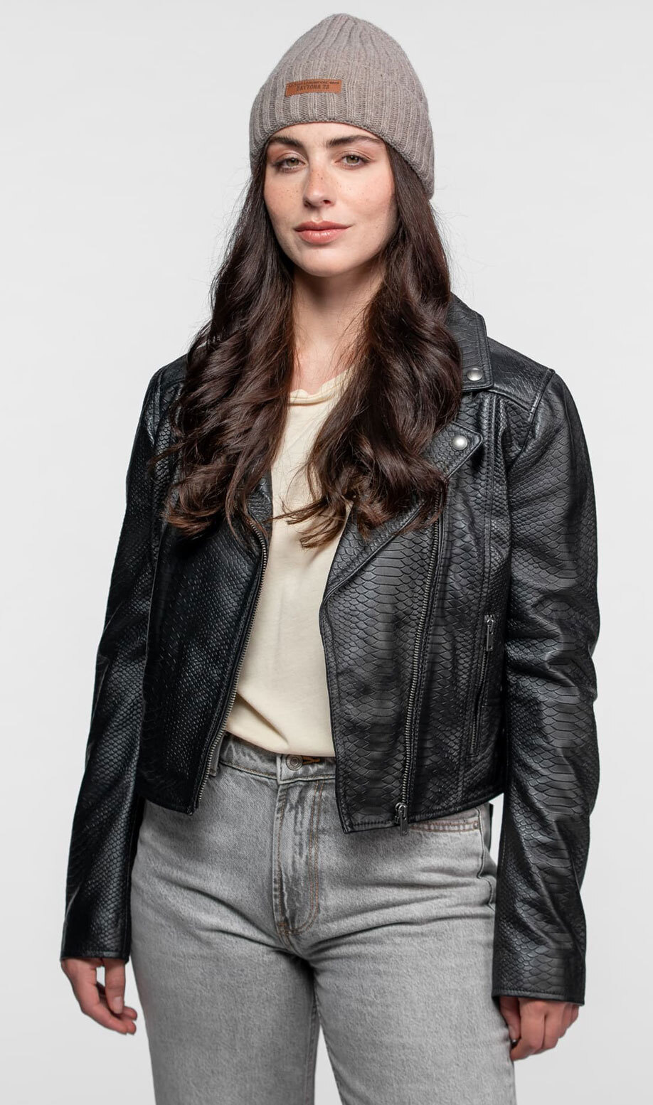 Vêtement en cuir Blousons cuir noir