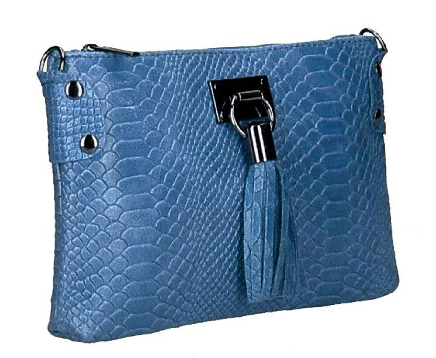 Vêtement en cuir Maroquinerie femme bleu