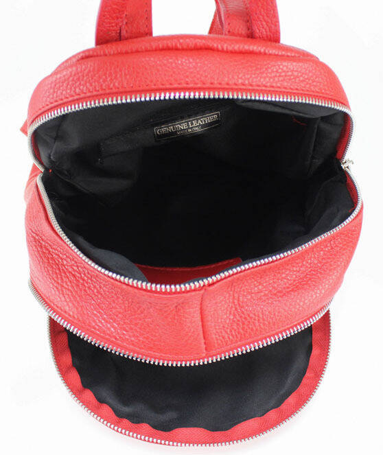 Vêtement en cuir Maroquinerie femme rouge