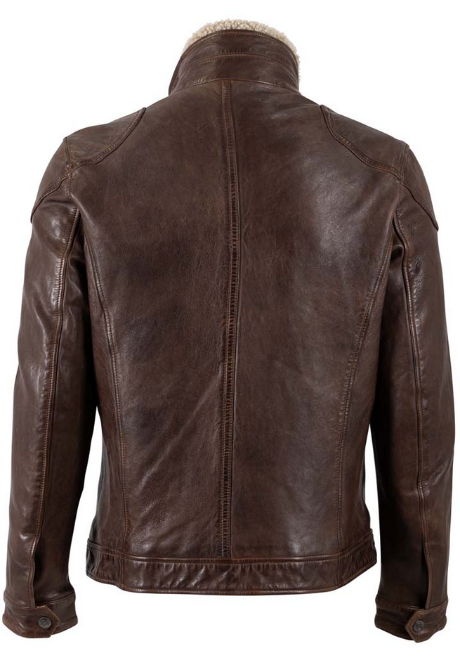 Vêtement en cuir Vestes & Trois Quart cuir marron