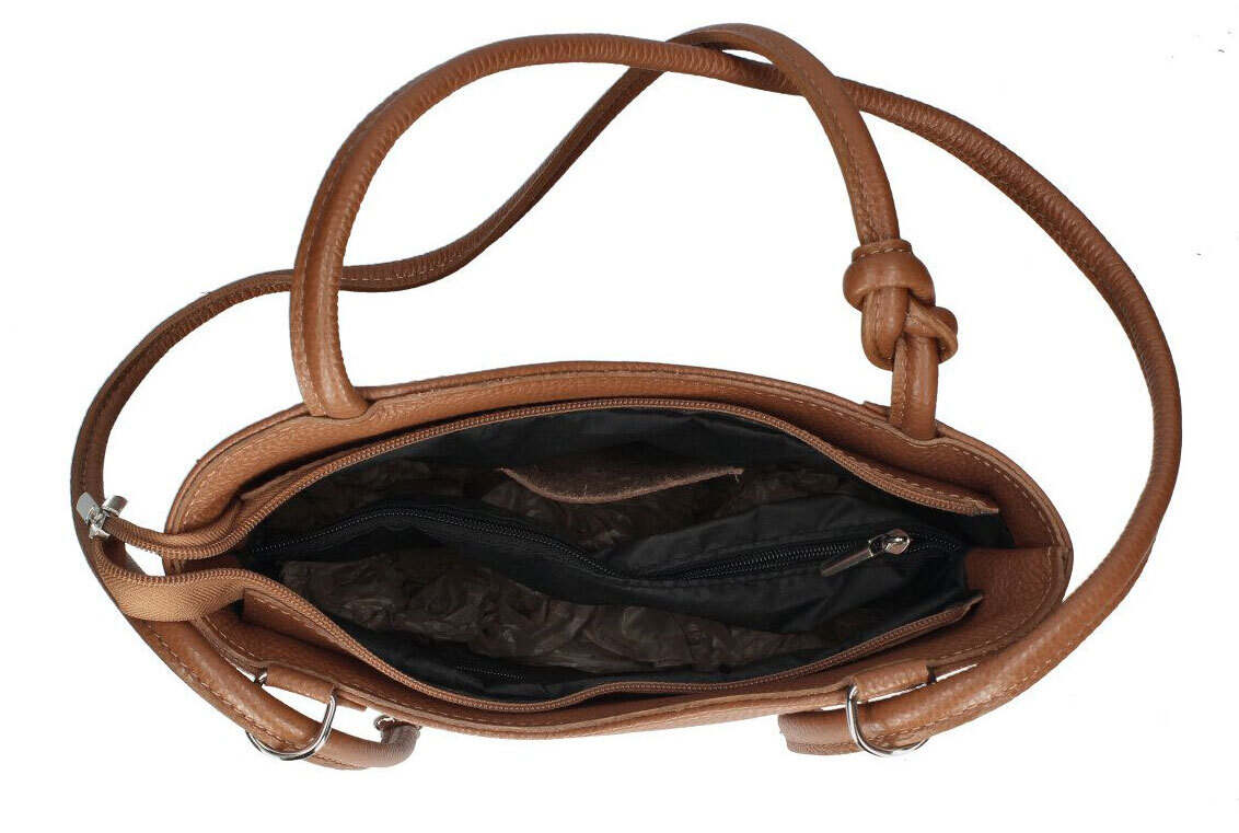 Vêtement en cuir Maroquinerie femme cognac