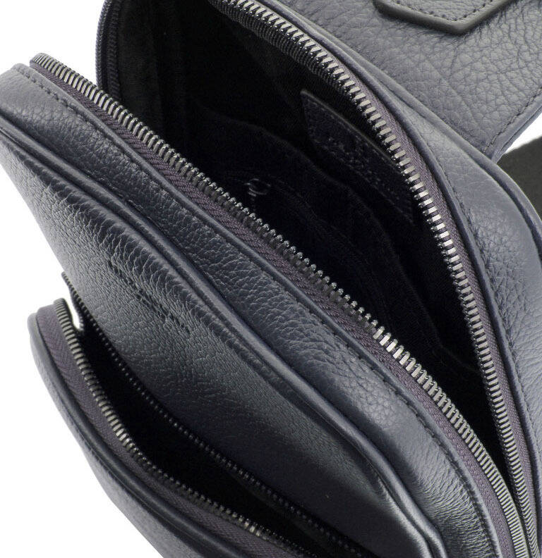 Vêtement en cuir Maroquinerie homme bleu