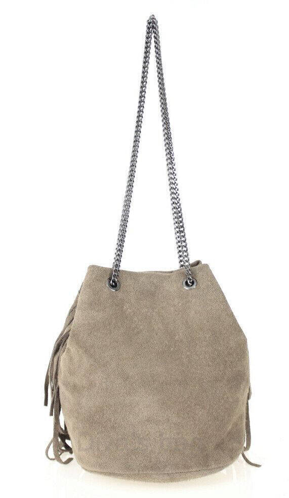 Vêtement en cuir Maroquinerie femme taupe