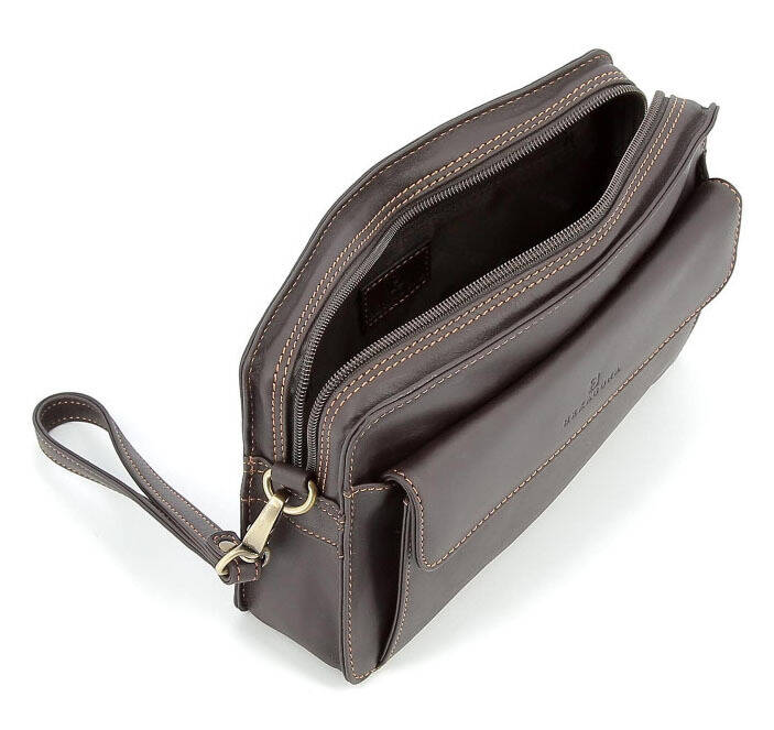Vêtement en cuir Maroquinerie homme marron