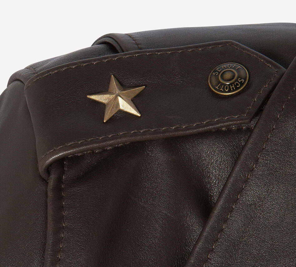 Vêtement en cuir Blousons cuir marron