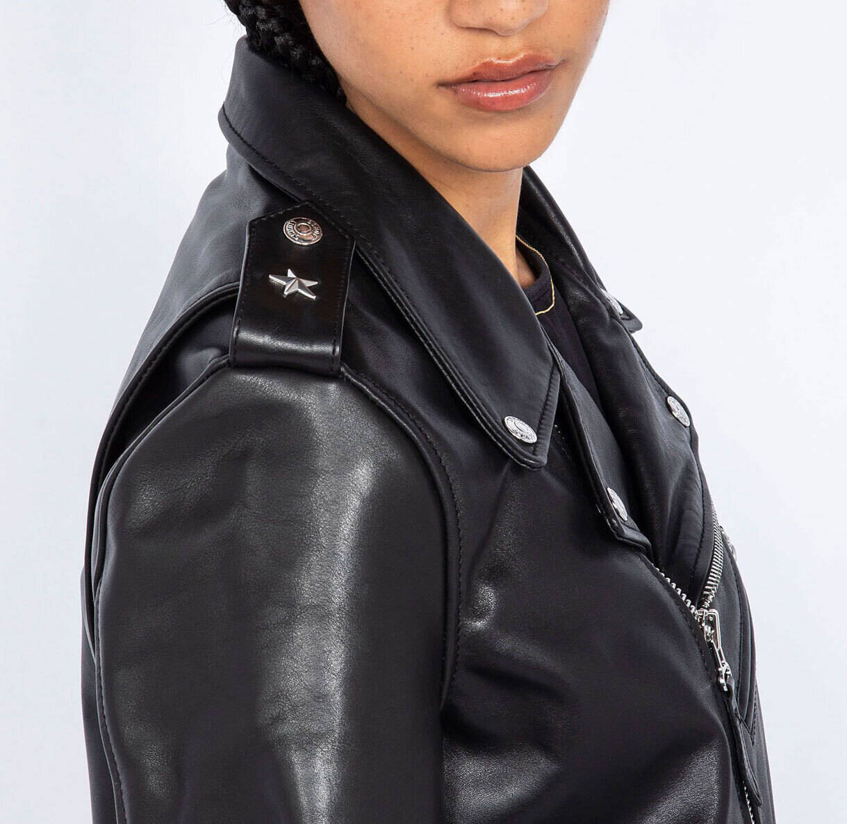 Vêtement en cuir Blousons cuir noir