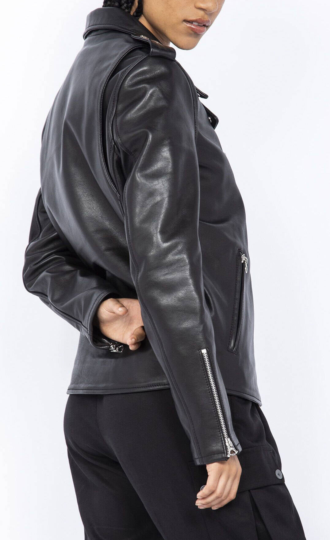 Vêtement en cuir Blousons cuir noir