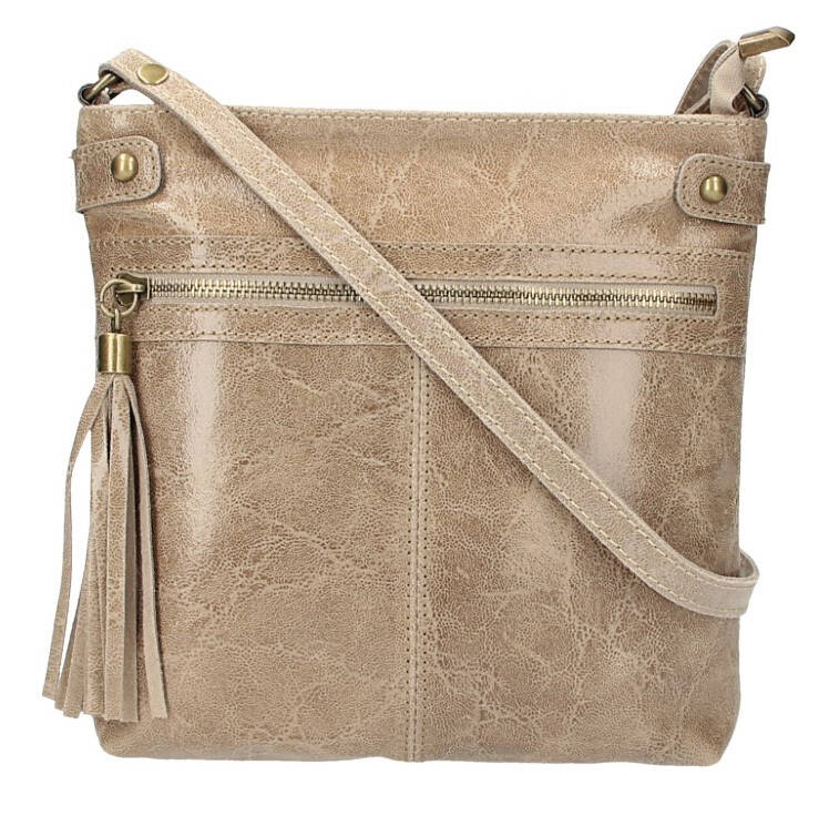 Vêtement en cuir Maroquinerie femme taupe